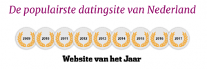 jarenlang uitgeroepen tot populairste datingsite van het jaar