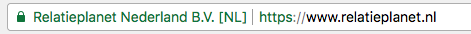 relatieplanet wordt onder andere veilig gehouden door ssl certificaat