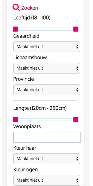 zoek makkelijk en snel naar een afspraak in de regio/buurt