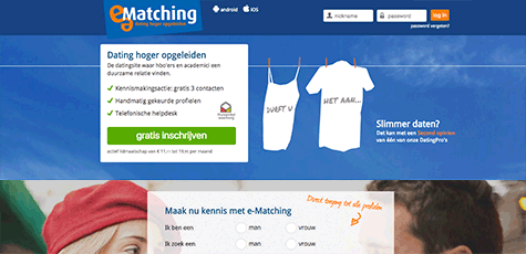 e-matching gratis uitproberen voor hoger opgeleiden