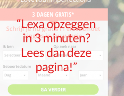 lexa opzeggen snel en makkelijk