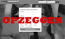 account van sexdatecontacten opzeggen of verwijderen