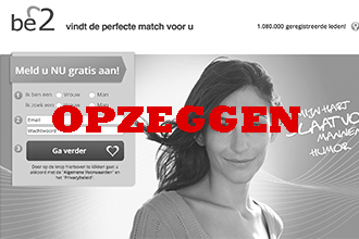 stapsgewijs jouw profiel bij Be2 opzeggen