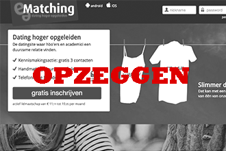 e-matching profiel opzeggen en verwijderen