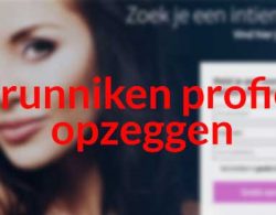 frunniken profiel snel en makkelijk opzeggen